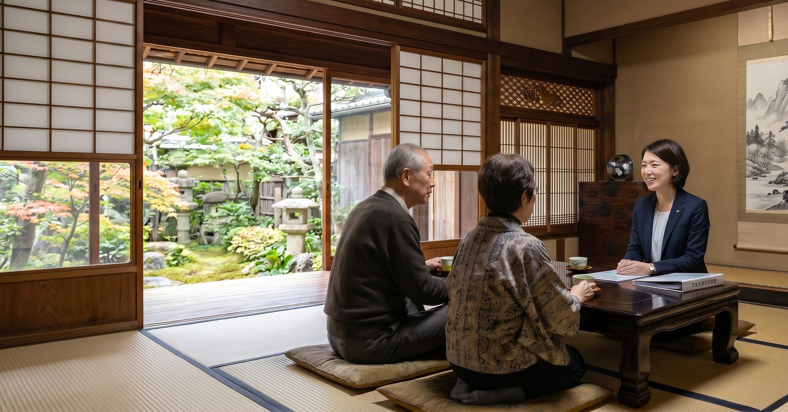 和室でのご相談の様子